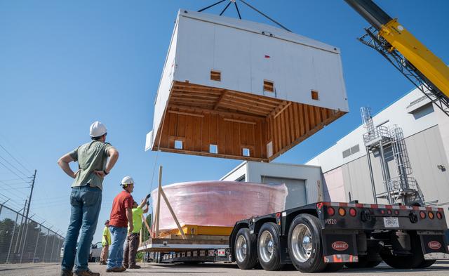 NASA image: Final Piece of Rocket Hardware for Artemis II Heads to Florida